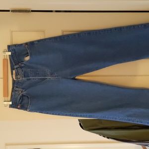 Levi's ribcage ankle straight jeans